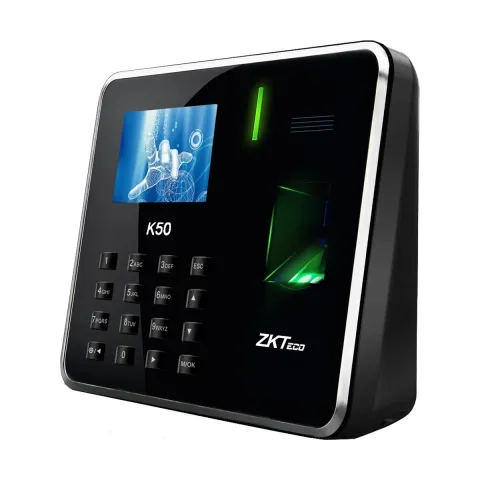 جهاز حضور وانصراف ZKTeco K50 Pro بالبصمة والكارت | بطارية داخلية