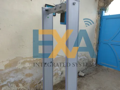 مشروع بوابة كشف المعادن لكوم الدكة بقرية تونس من مشروعات إكسا