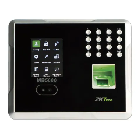 جهاز بصمة ZKTeco MB5000 للوجه والإصبع والكروت