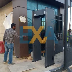 مشروع بوابة كاشف المعادن لمستشفى جامعة الجلالة من مشروعات إكسا